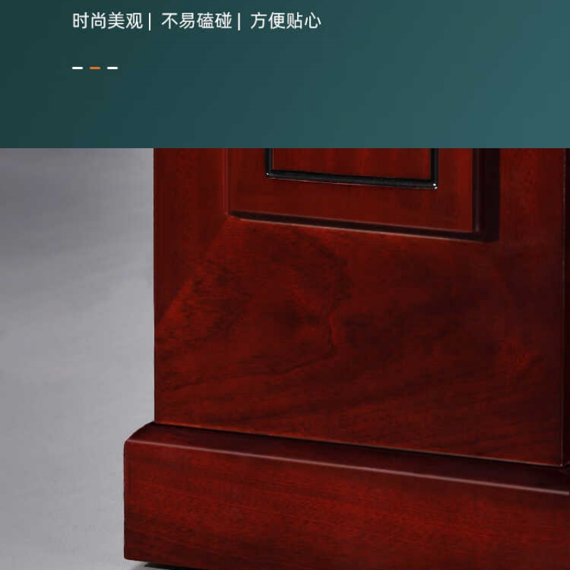 戴劲老板桌油漆大班台贴木皮办公桌主管经理桌电脑总裁桌 1.8m班台