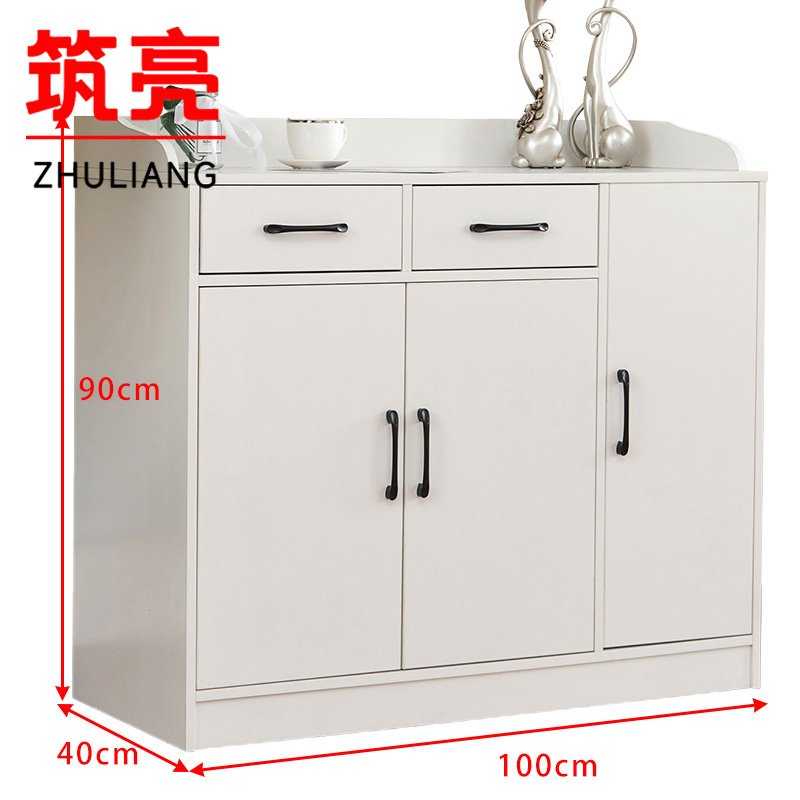 筑亮 餐边柜 100cm白 台高清大图