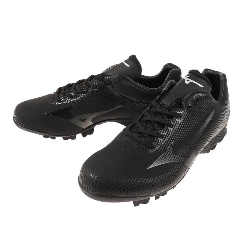 美津浓(Mizuno)男棒球鞋轻量缓震稳定支撑防滑耐磨专业训练比赛用 Black 41