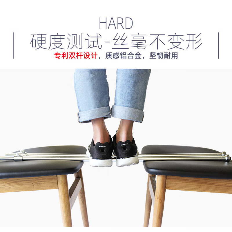 谋福 双杆导向牌落地展示架 指示牌立式商场水牌广告牌(加重款-不锈钢底座-银色A4 )高清大图