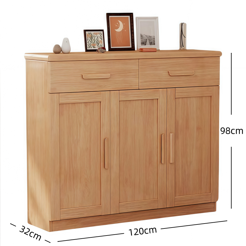 铭思沃木鞋柜 三门 个