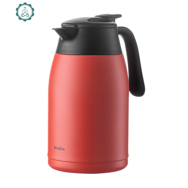 真空保温水壶保温壶大容量316不锈钢家用暖壶20002 封后 紫红色(经典