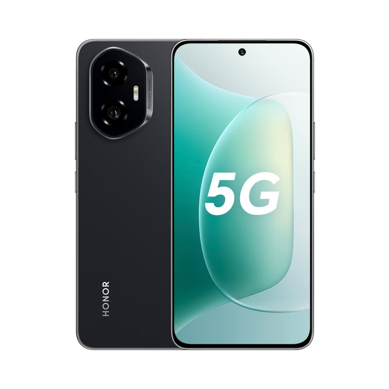 荣耀300 12GB+512GB墨岩黑 5G智能手机 轻薄小直屏单反级双防抖主摄100W快充 5000万像素 青海湖电池