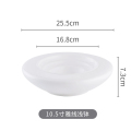 驰度 意境菜盘 陶瓷 10.5寸雅线浅钵 尺寸：(外径25.5cm*内径16.8cm*高7.3cm)±5mm