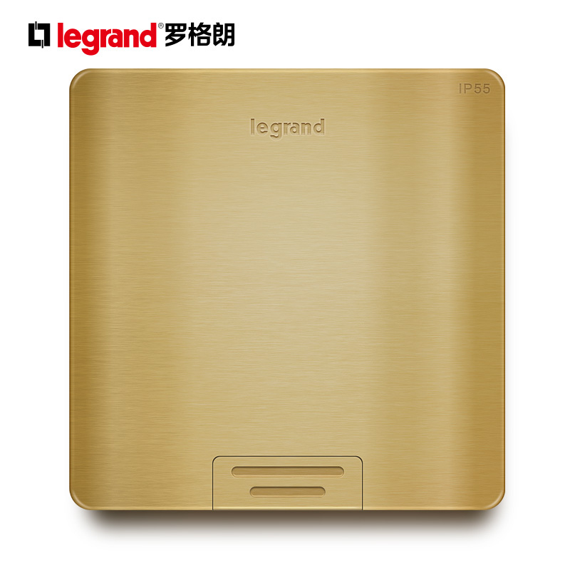 罗格朗(Legrand)地插座官方旗舰店TCL全铜防水无阻尼5五孔家用隐藏式地板地面地扦插座
