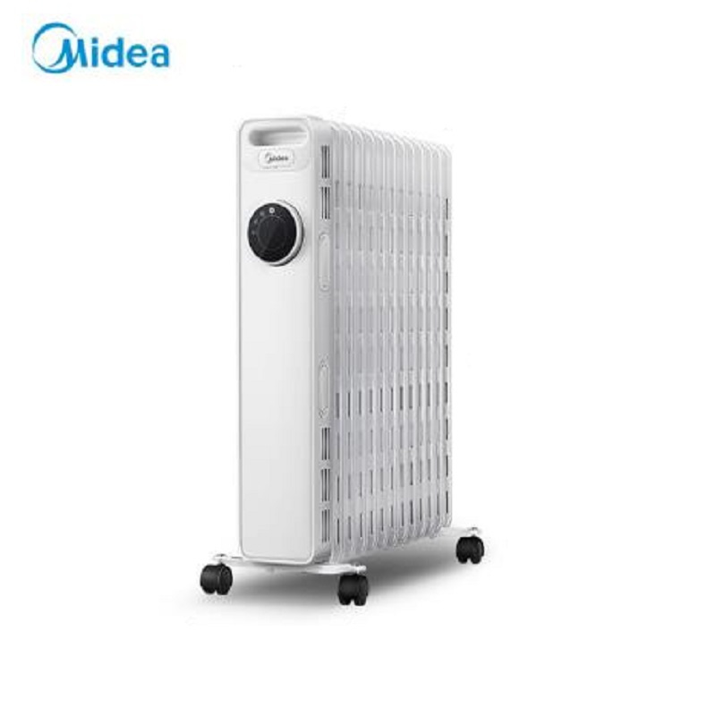 美的(Midea)油汀13片取暖器家用油丁油酊电暖器取暖炉电暖气片暖风机浴室 HYY22A 白色