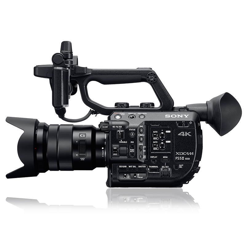 索尼（SONY）PXW-FS5M2K专业数码摄像机4K便携摄录一体机约884万像素3.5英寸显示屏(含18-105镜头)