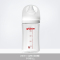 贝亲(Pigeon) 自然实感第3代宽口径玻璃奶瓶240ml(带L号奶嘴)AA188-6个月以上