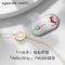 罗技(Logitech)HelloKitty联名款Pebble无线鼠标-白×莱绅通灵旗下克拉恋人钻石手链[雅典娜系列]