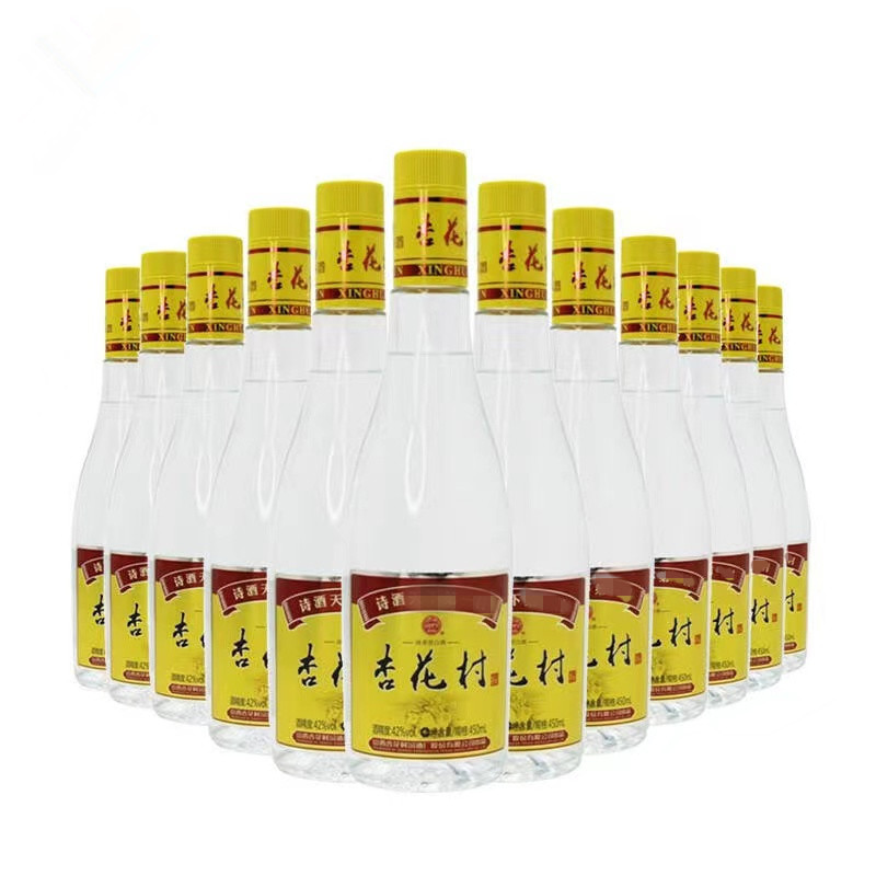 杏花村山西汾酒股份出品42度黄盖金标450mL*12瓶清香型白酒高清大图