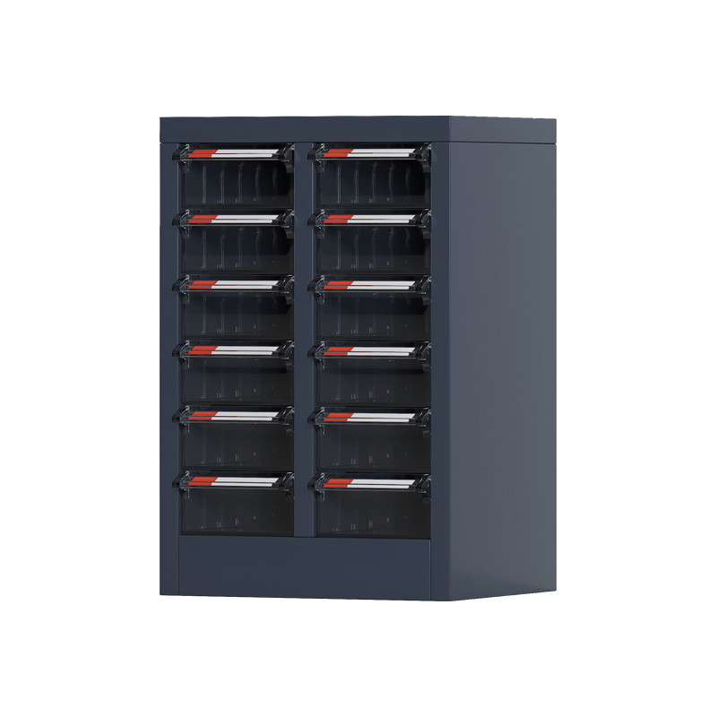 臻远 ZYLJG-W65 零件柜 12抽透明无门大号 376*300*560