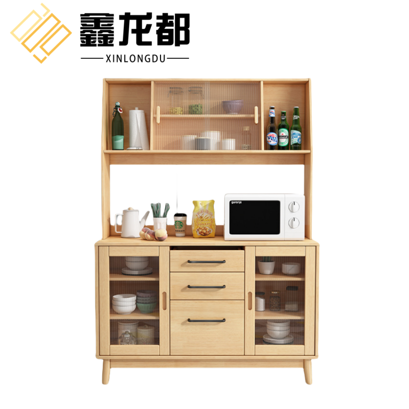 鑫龙都餐厨柜 餐边柜两门三抽台 40cm宽