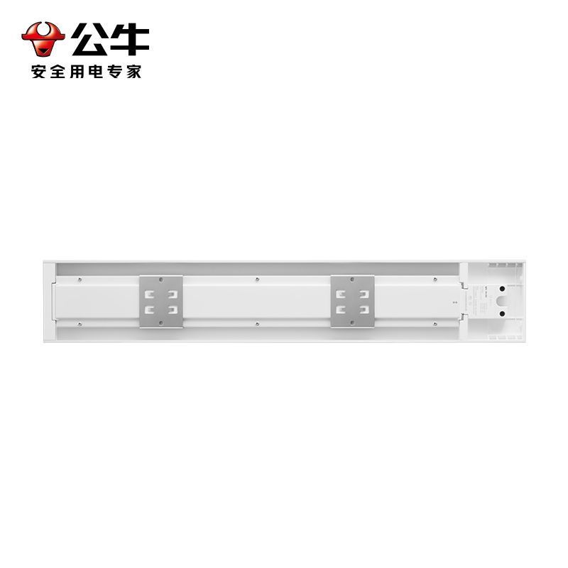 公牛(bull)GB3大师款[奶油白]75cm+4个五孔 轨道插座移动滑轨厨房餐边柜暗明装家用磁吸电力导轨滑动插排