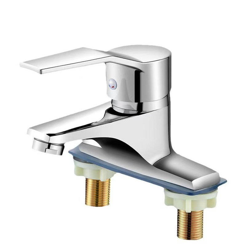 面盆冷热双头水龙头 dh-6752 个高清大图