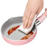 苏泊尔(SUPOR) 宝宝辅食锅套装婴儿奶锅小锅平底汤锅麦饭石色不粘锅煮泡面热牛奶锅--奶锅煎锅锅套装 薄荷绿
