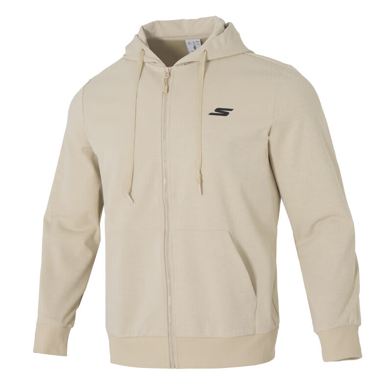 斯凯奇(Skechers)男装女装新款时尚情侣装连帽外套休闲针织夹克运动服P225U132-0280 ZP高清大图