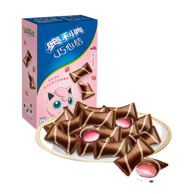 亿滋奥利奥(OREO) 饼干 巧心结浓情阳光草莓味47g
