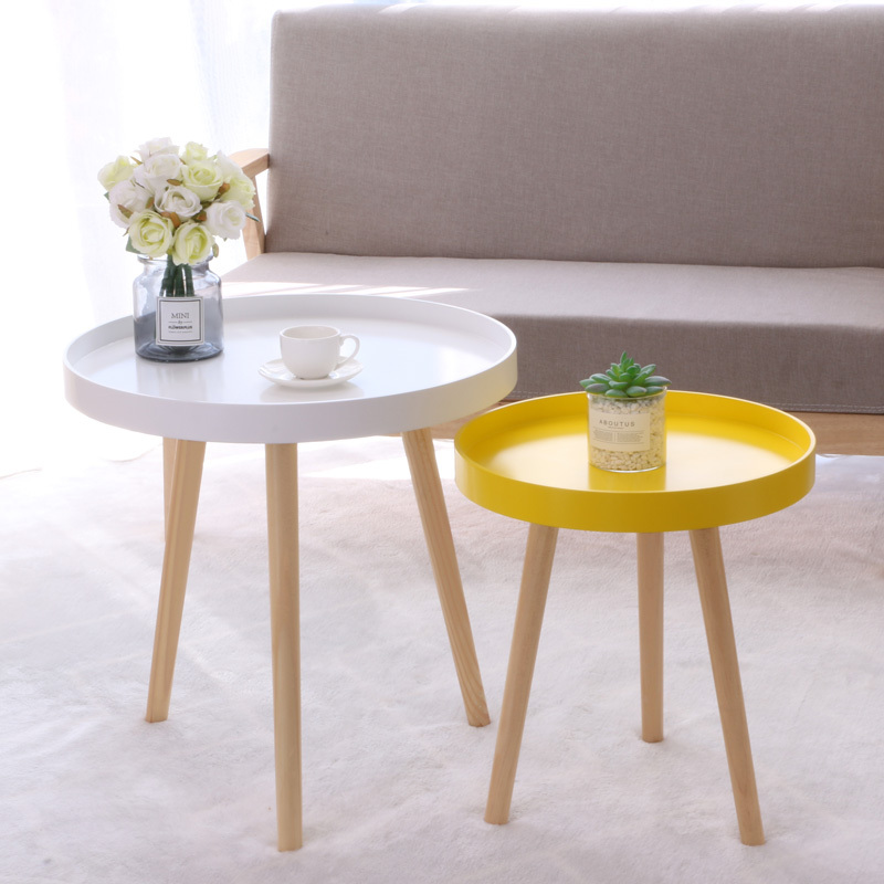 艺可恩阳台小茶几迷你组合小圆桌沙发边几简约小户型卧室视频