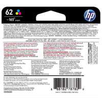 惠普(HP)C2P06AA 62 彩色墨盒(墨盒/墨水) (适用 HP OfficeJet 200/258)