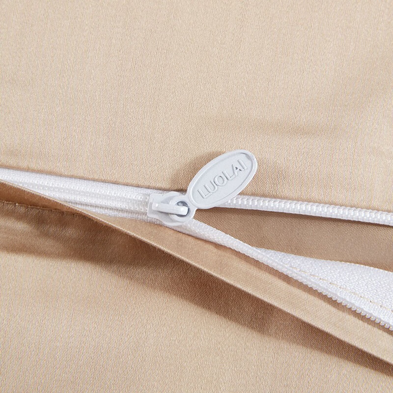 罗莱家纺(LUOLAI) 珊妮100支全棉贡缎四件套高清大图