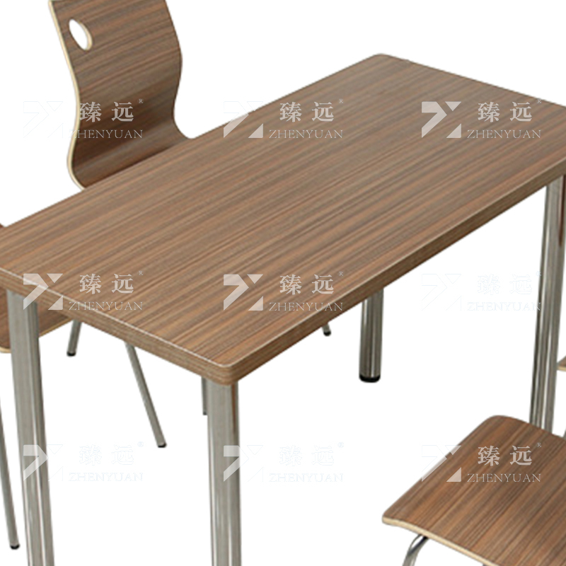 臻远 ZY4040838 餐桌椅组合学校食堂桌椅一桌四椅