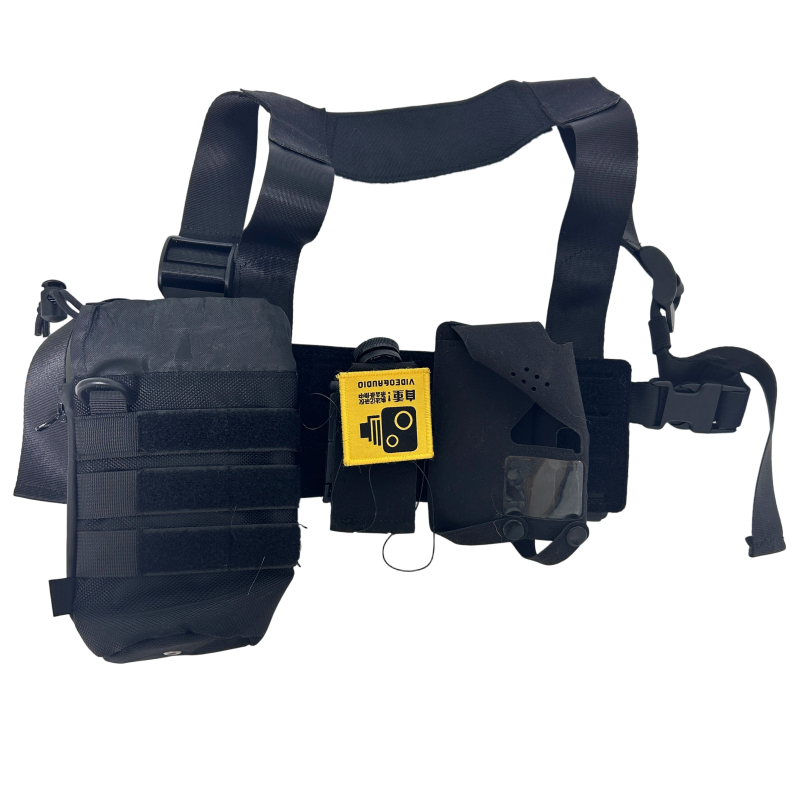 铁青对讲机执法记录仪电子设备收纳包CC9 个高清大图