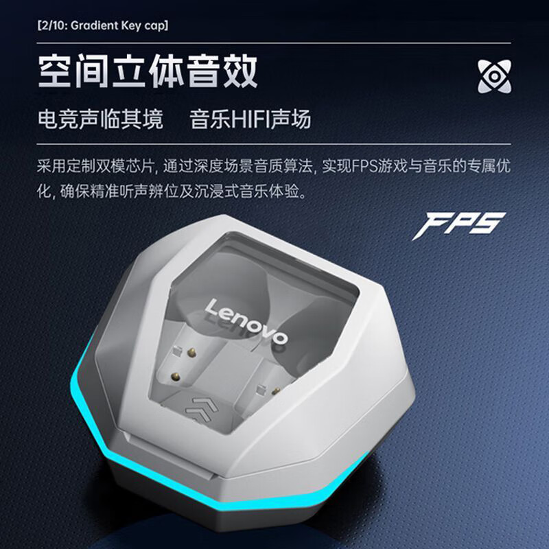 联想(Lenovo)TG102 TWS蓝牙耳机高清大图