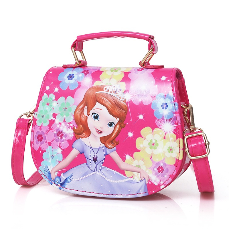 韩版儿童包包女童斜挎包时尚公主包可爱卡通单肩手提包小女孩苏菲亚单