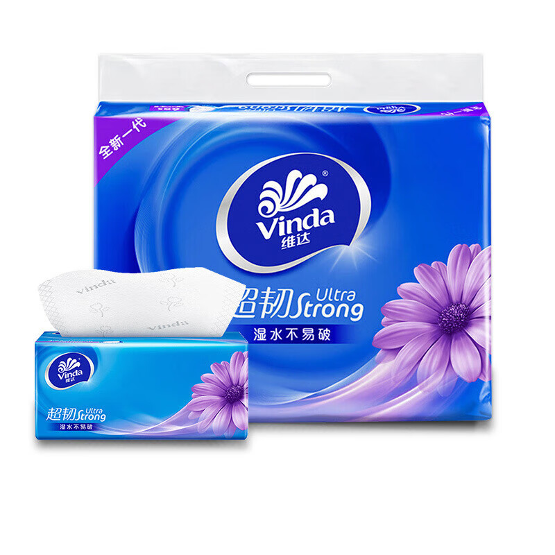 维达 V2239抽纸 6包/提超韧3层130抽 单位:提