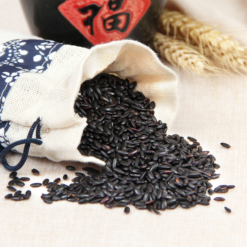味美发 有机黑米400g 五谷杂粮 粗粮 真空装大米粥米伴侣黑米紫米