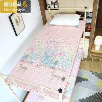 榻榻米垫子学生床垫宿舍上下床0.9单人床1.2水洗折叠儿童床软垫子三维工匠 1.8*2.0m（双人大床） 梅花鹿/天丝软席/防滑底