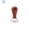 布粉器51mm 家用咖啡机德龙专用粉锤 咖啡压粉器 意式吧台小器具 封后 红贵宝-平底粉锤-51MM