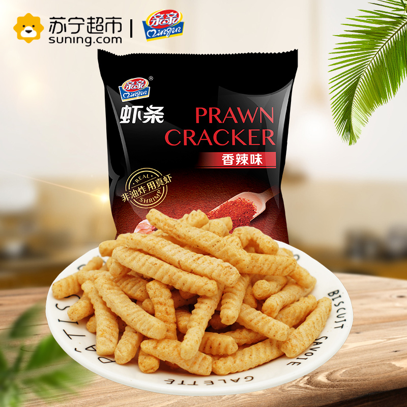 亲亲 膨化食品 虾条香辣味40g(休闲零食)