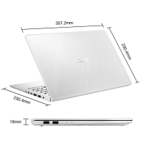 华硕(ASUS) VivoBook15 15.6英寸轻薄笔记本电脑(i5-8265U 8G 512GSSD MX250 2G独显)银色V5000