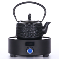 Atelier Tete 老铁壶茶壶铸铁煮茶器茶具家用煮水泡茶烧水壶电陶炉套装 葵花铁壶套组