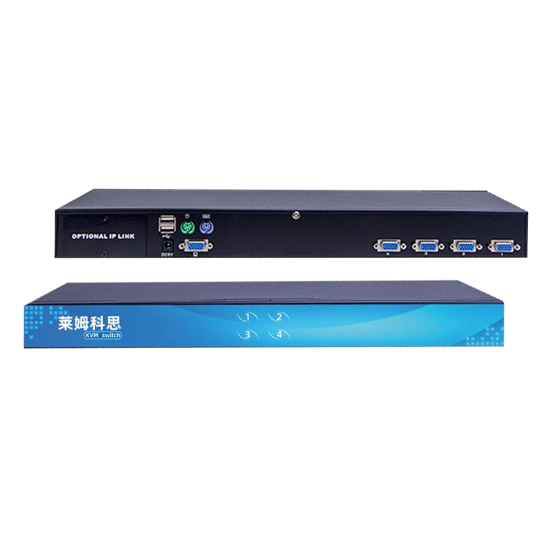 莱姆科思(lemxnet)LK-1104G IP远程KVM切换器四VGA口机架式USB/PS2混接