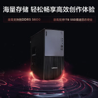 联想Thinkpad(ThinkCentre)P900c设计师游戏台式电脑主机 (14代i7-14700 16G 1T机械+512G固态 集成显卡 Win11)+27英寸显示器