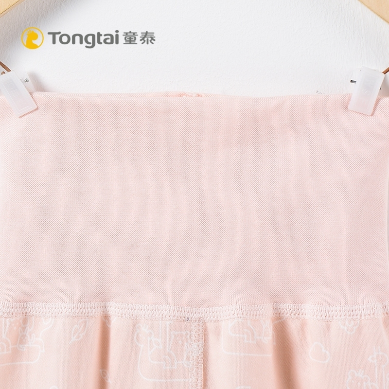 童泰TONGTAI婴童裤子婴儿春秋高腰开裆裤9-12月宝宝长裤打底裤儿童通用73cm