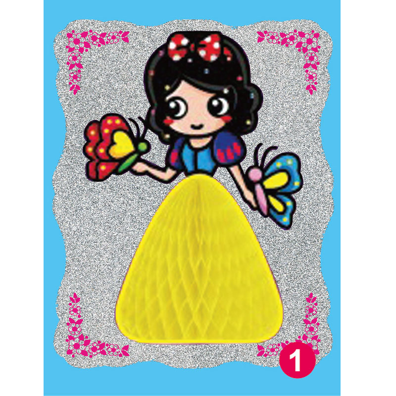 珍珠泥粘土画儿童diy制作雪花泥画娟纸公主画房间贴画挂画01视频