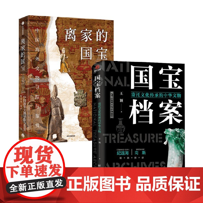 离家的国宝+国宝档案 寄托文化传承的中华文物 王颖等 著 收藏鉴赏高清大图