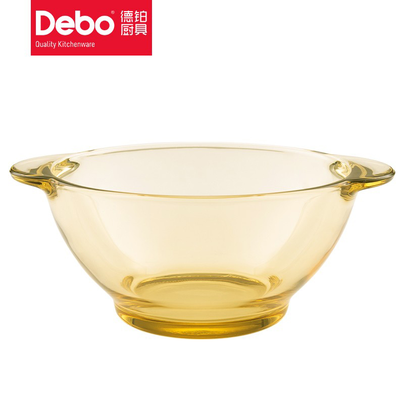 德铂餐具套装吉尔琥珀色系玻璃碗四件套DEP-830