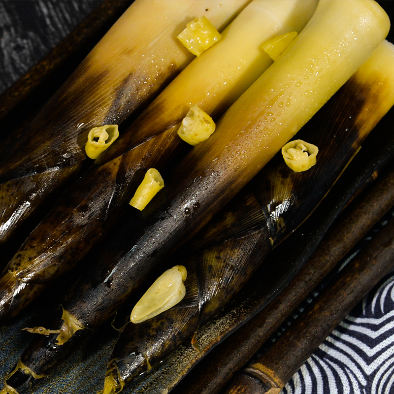 富春龙即食手剥笋230g*3袋装 泡椒味 鲜嫩多汁脆爽可口高清大图