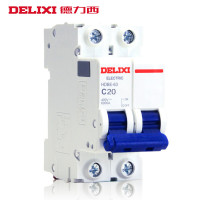[官方旗舰店]德力西小型断路器 HDBE-63 C型 2P 20A 家居用空气开关磁吹断路器