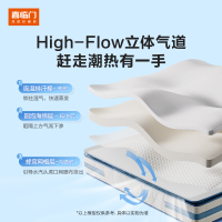 喜临门床垫-漾plus 动感空气纤维分区深睡弹簧大豆纤维席梦思