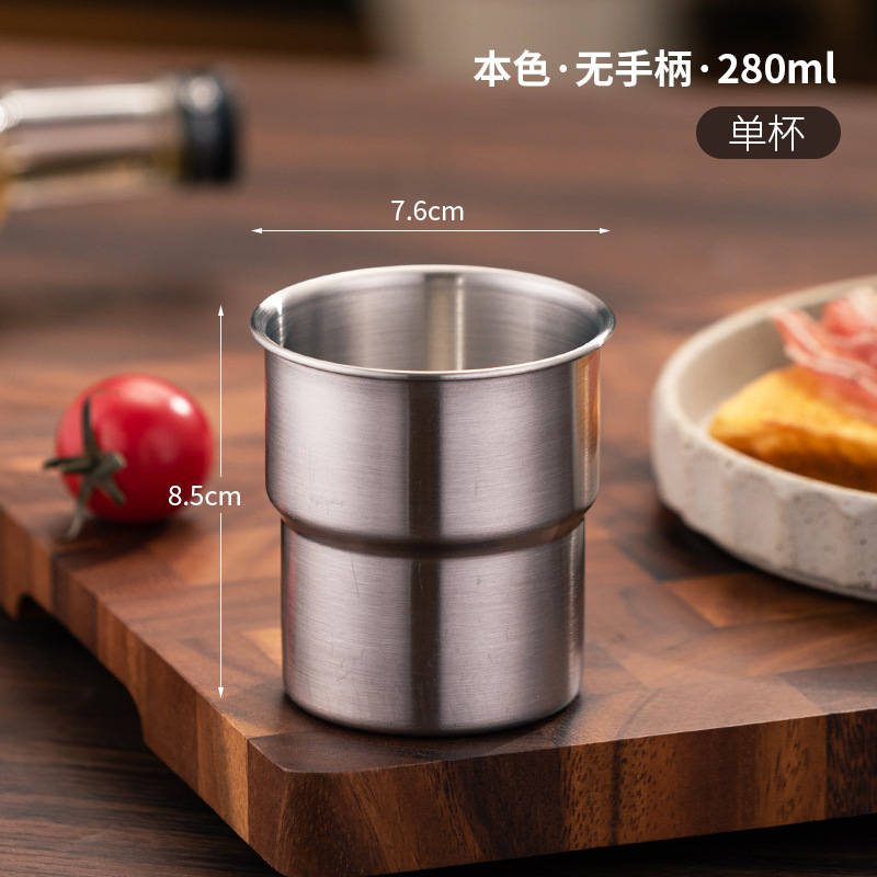 徽羚羊 云烹 户外304不锈钢咖啡杯6件套+收纳袋套装:HLY-BJ-24006高清大图