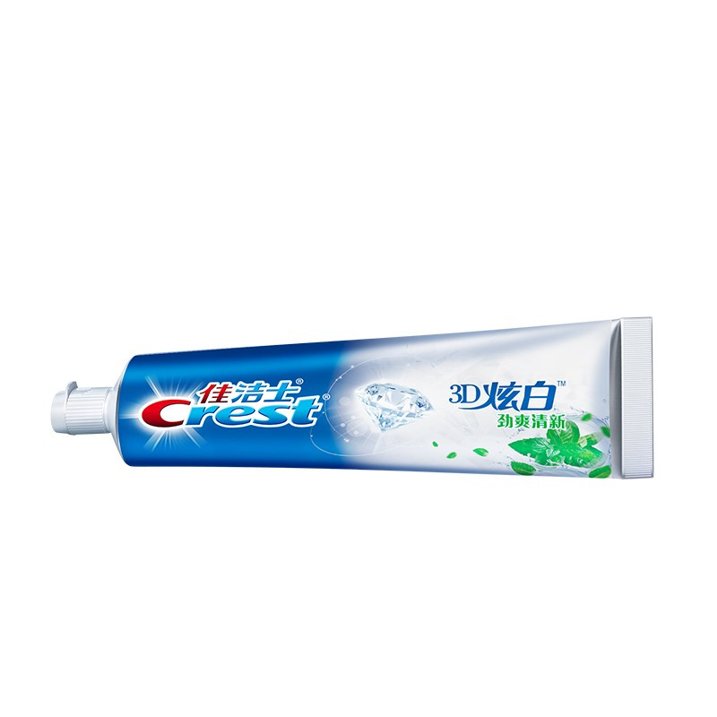 佳洁士（Crest）3D炫白劲爽清新牙膏180克（新老包装,随机发货）