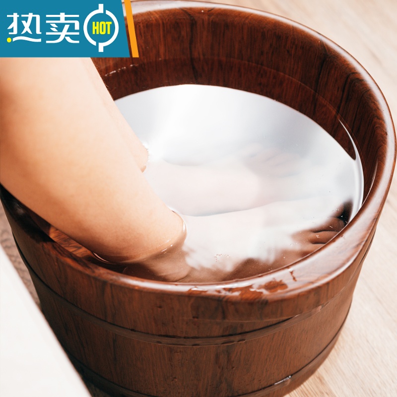 JING PING花梨木足浴桶泡脚木桶泡脚盆实木泡脚桶过小腿木质桶家用器高清大图