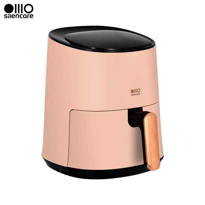 无言(silencare)空气炸锅家用 无油烟煎炸 2.5L大容量 智能触控面板 SC-K505W樱漫粉高清大图