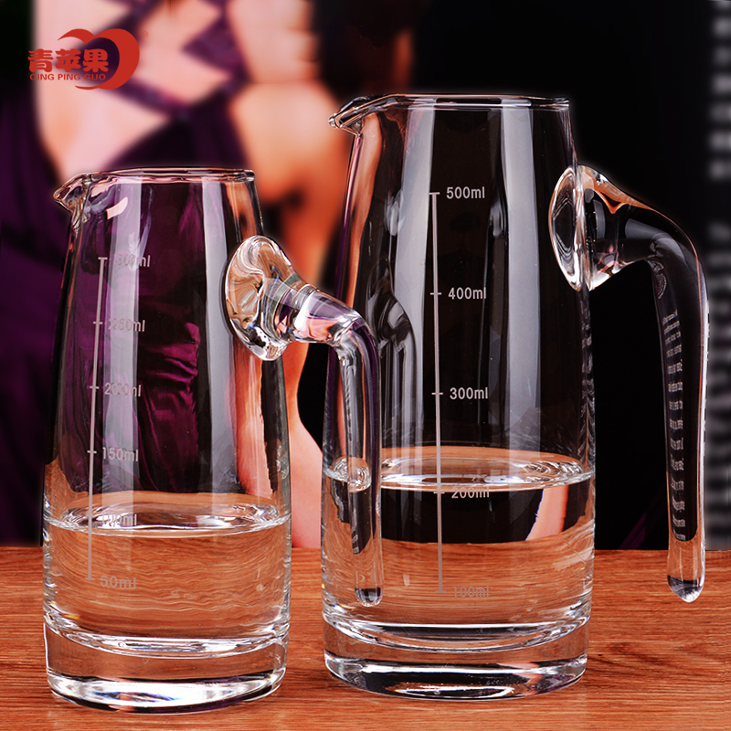 青苹果白酒分玻璃杯酒器