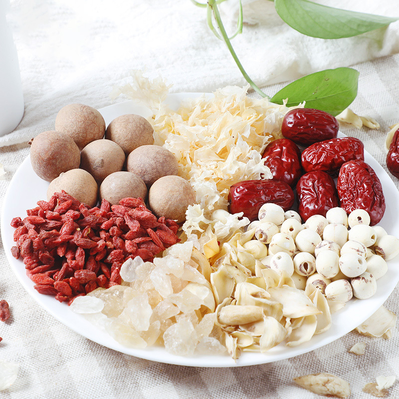 盛耳 银耳莲子羹材料组合100g*2袋 广式煲汤材料炖汤包食材干货四季靓汤